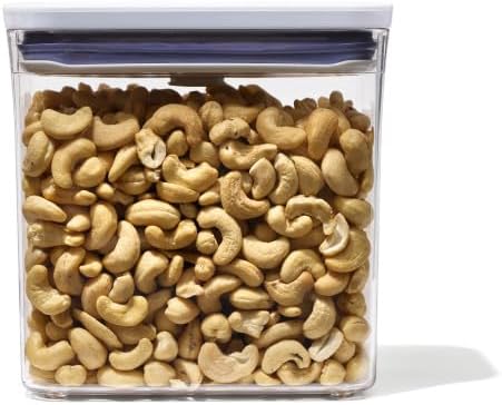 OXO Good Grips POP Container – Airtight 1.7 Qt for Coffee and More Food Storage, Rectangle, Clear - Image 9